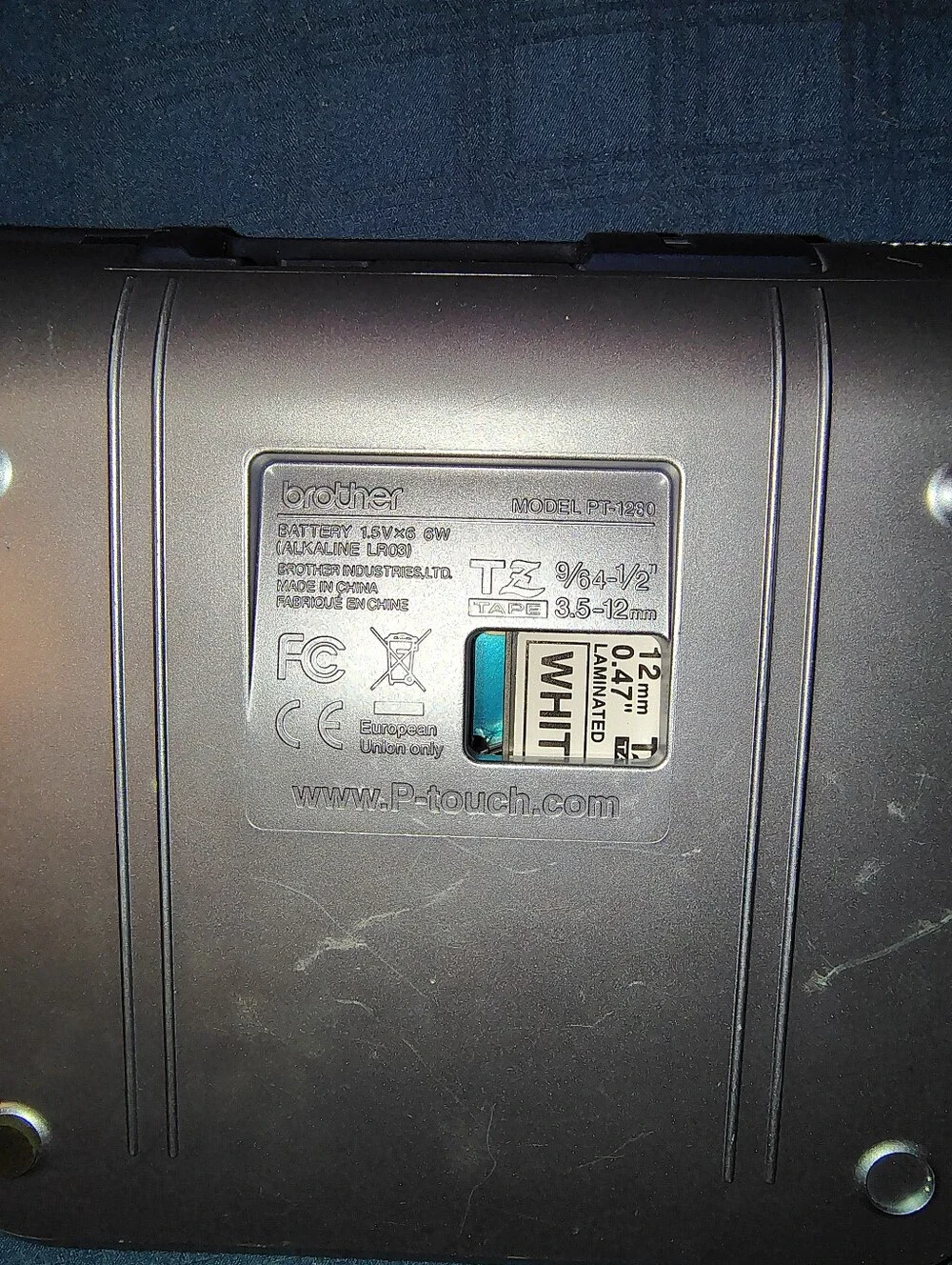 Brother touch label